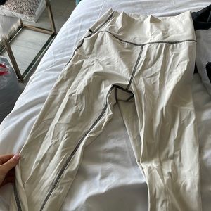Cream color leggings